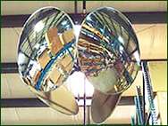 Сферическое зеркало в торговом зале